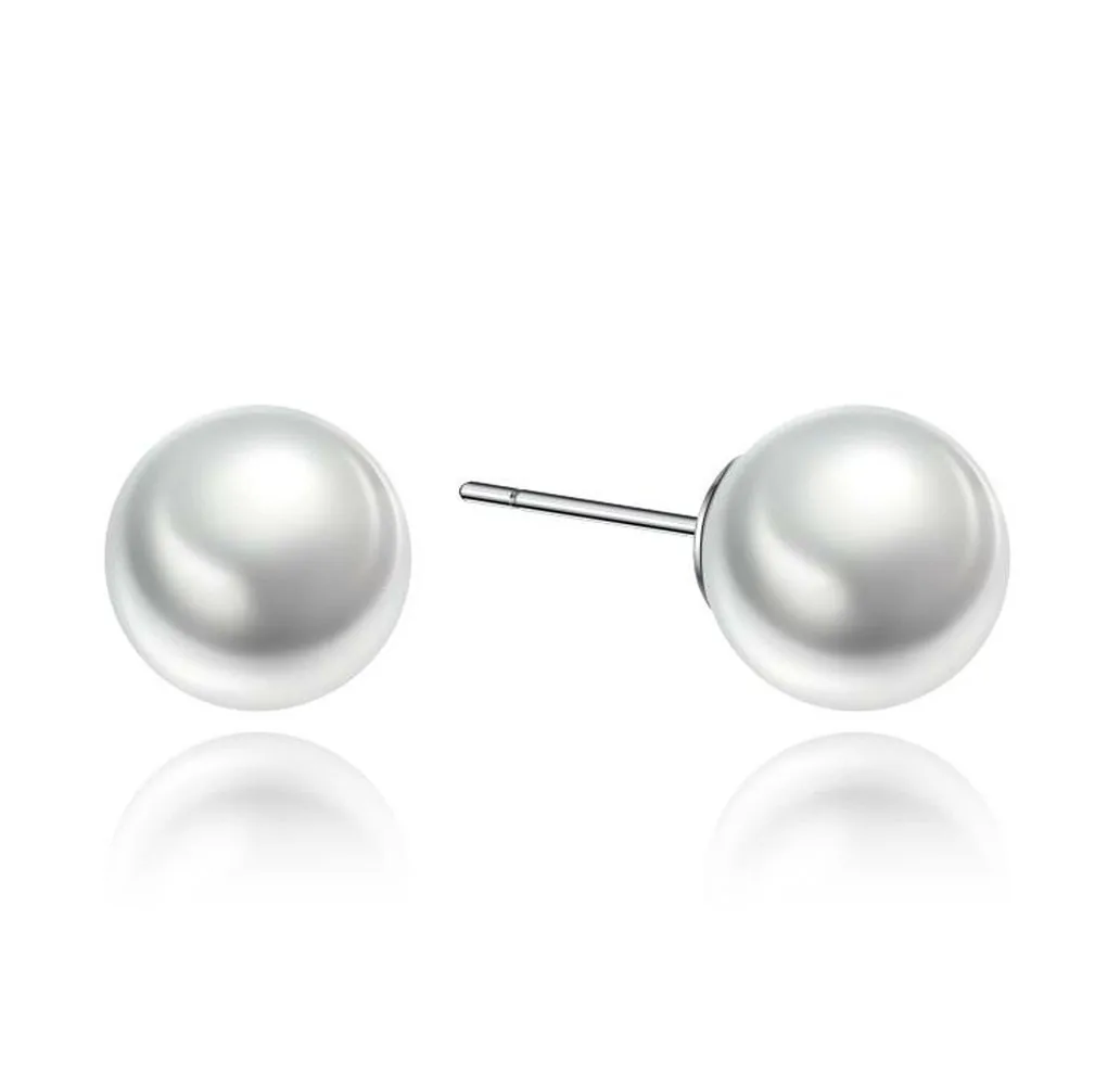 Серьги-подвески женские из 2 шт./пакет натуральных ракушек 8 мм | Украшения и