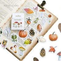 46pcsbox cute the story in the forest paper label stickers decoration diy scrapbook notebook album seal sticker stationery