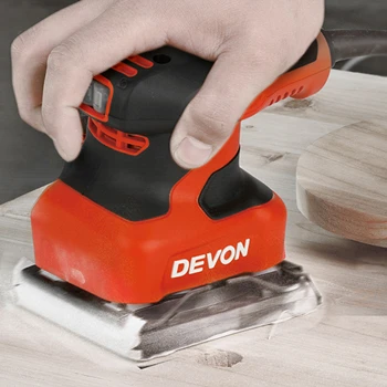 DEVON 220 Вт электрический шлифовальный станок для пальмового шлифовального станка шлифовальная машина Плоский шлифовальный станок для мебели шлифовальный Полировальный Инструмент для дерева W/Коллекция пыли switc