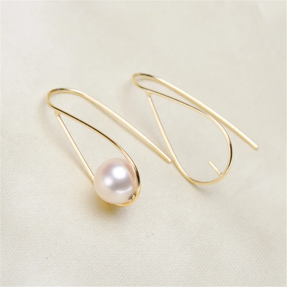 

925 Sterling Silver Plating Earrings Pearl Earrings Accessories Findings Earrings Jewelry Parts Fittings Mountings DIY Girl Gift