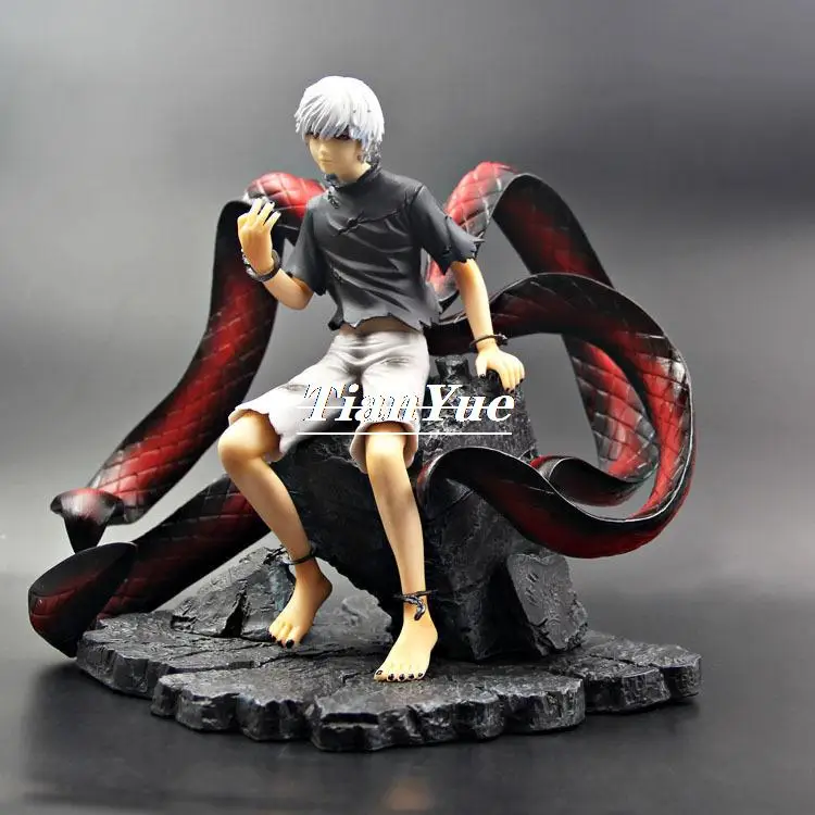 

Anime Tokyo Ghoul Ken Kaneki Sitting Ver. Awakening Figure toy 25cm
