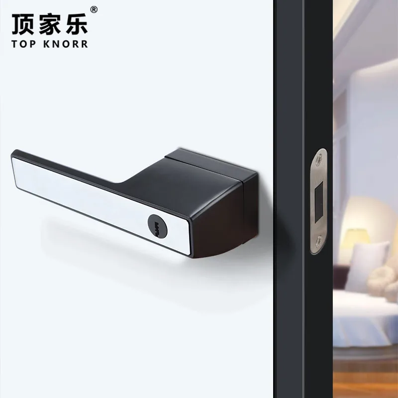 

Дверной замок TOP KNORR, бесшумная ручка для межкомнатной двери из цинкового сплава, с магнитным присосом, для комнаты, спальни