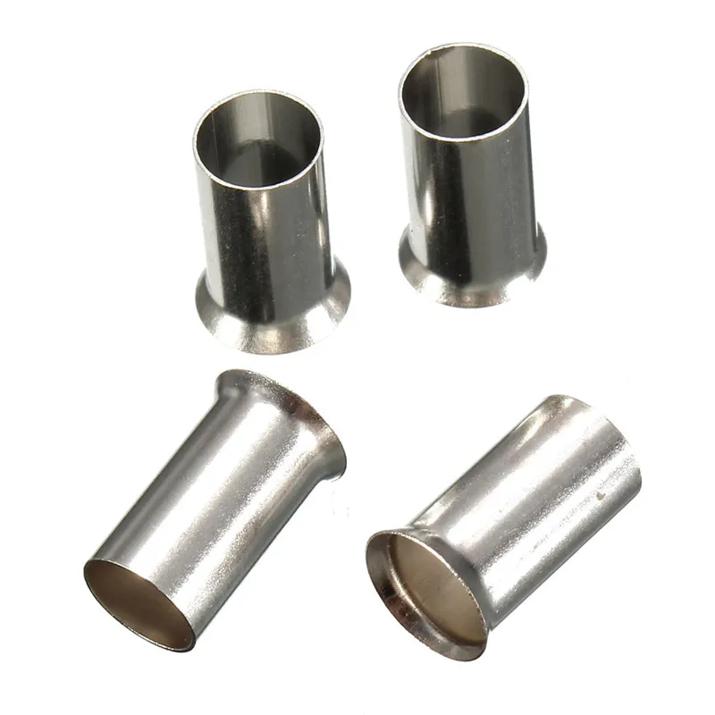600Pcs Tin-coated Copper Uninsulated Crimp Terminal 0.5mm2-6.0mm2 Bootlace Ferrules Cord End Electrical Wire Cable Connector |