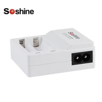 soshine f7 2 solt intelligent fast battery charger power supply for 3 7v 14500 10440 aa aaa lithium li ion rechargeable battery