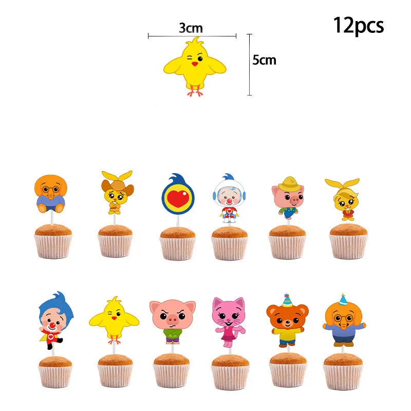 Plim воздушный шар мультяшный красный и синий клоун алюминиевая пленка цирковая