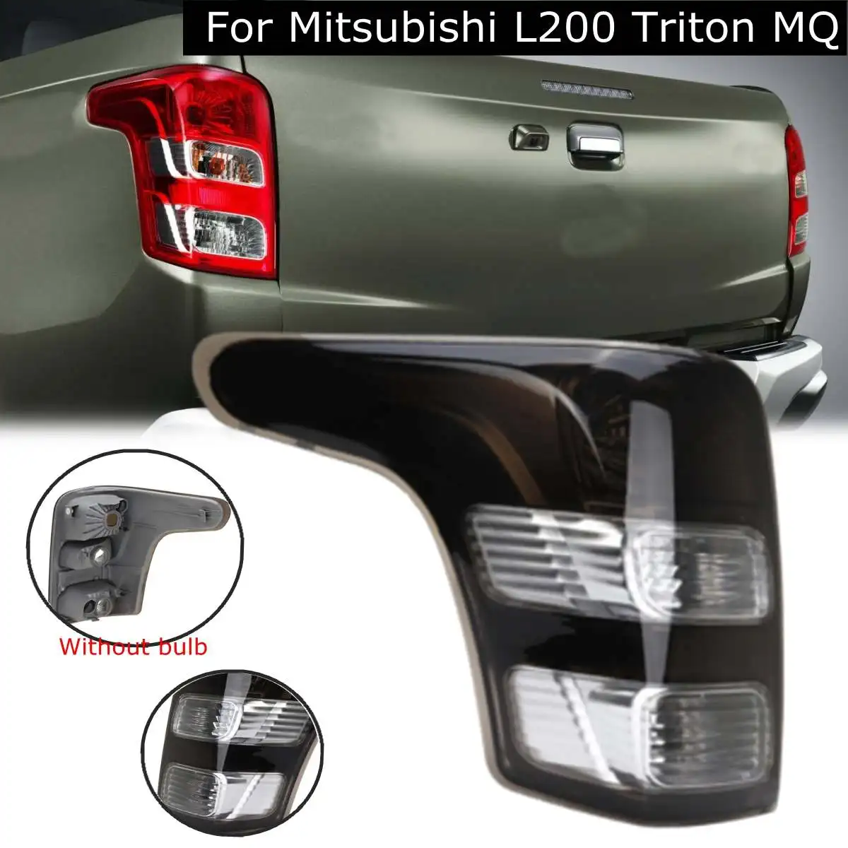 Левый/правый черный Задний фонарь с правой стороны для Mitsubishi для Triton L200+ для Fiat для Strada - Цвет: Left