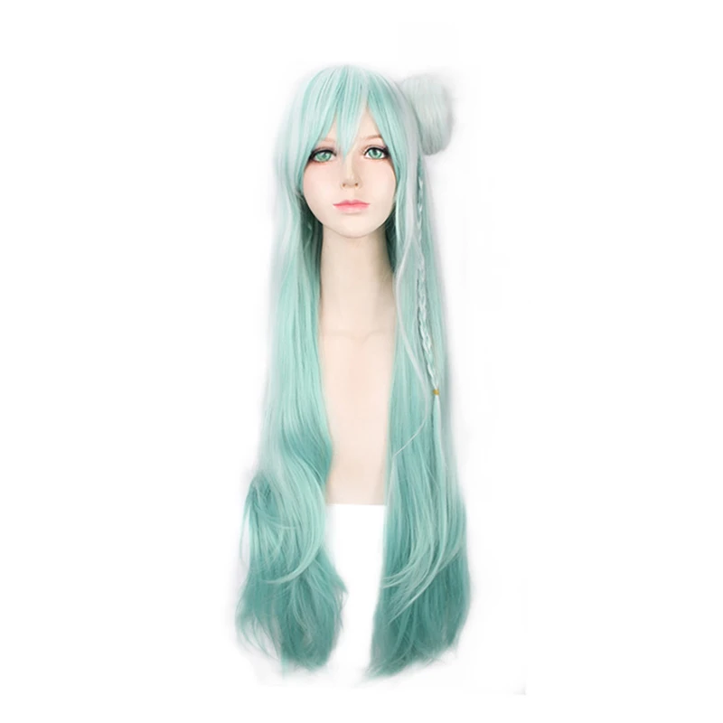 Длинный Плетеный парик Ватару с изображением звёзд в пучок + бесплатная шапочка