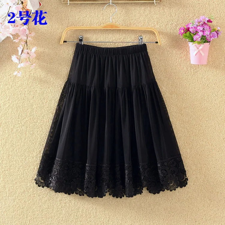 women's camisoles full slips dress with shoulder straps long under dress solid underskirt inner petticoat height - Цвет: color2