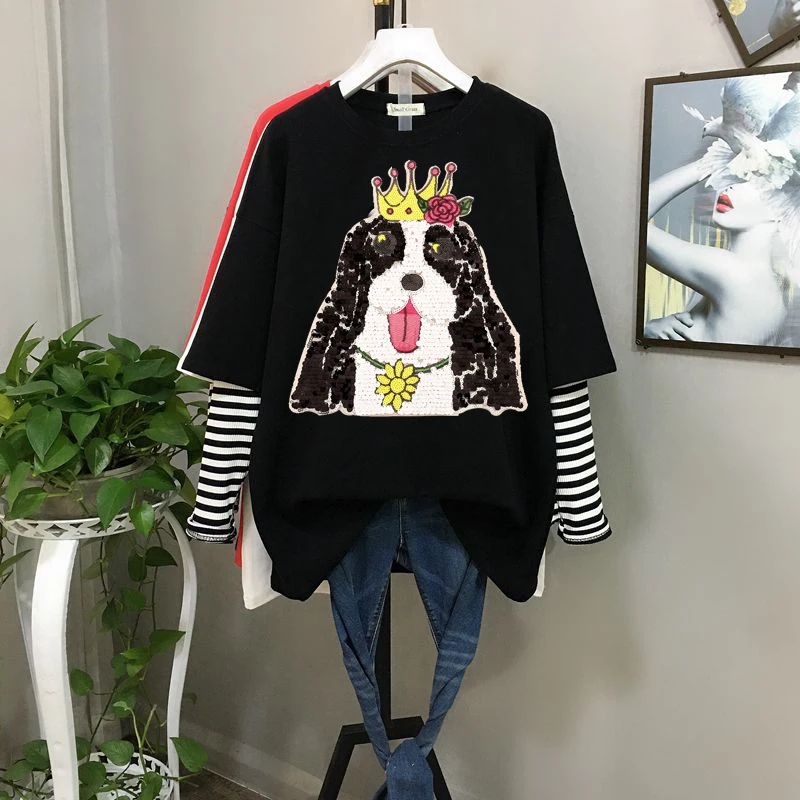 Блестящая нашивка большого размера для одежды пришивная аппликация с блестками