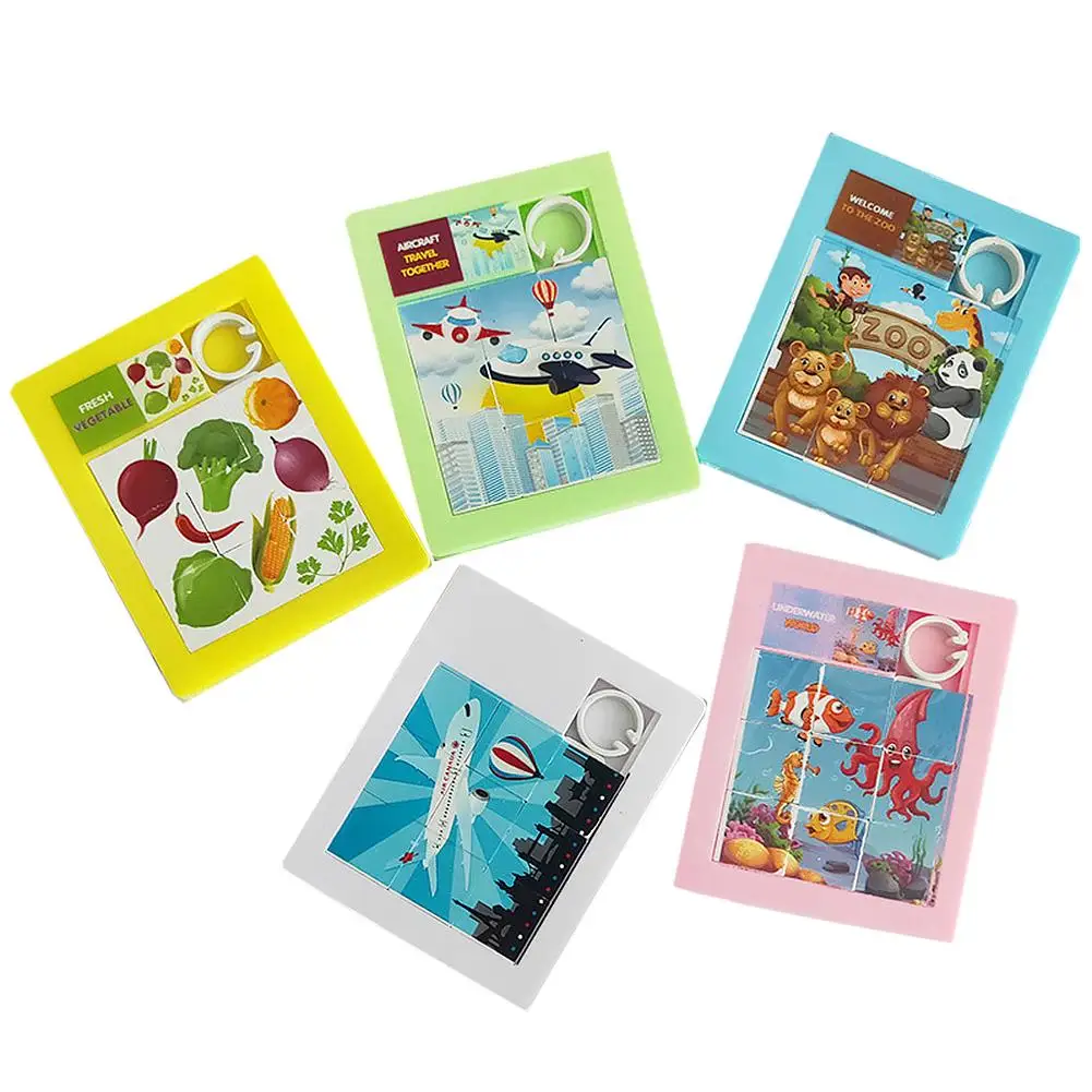 

Детский классический пазл-головоломка в виде цифр и животных, 9 ячеек