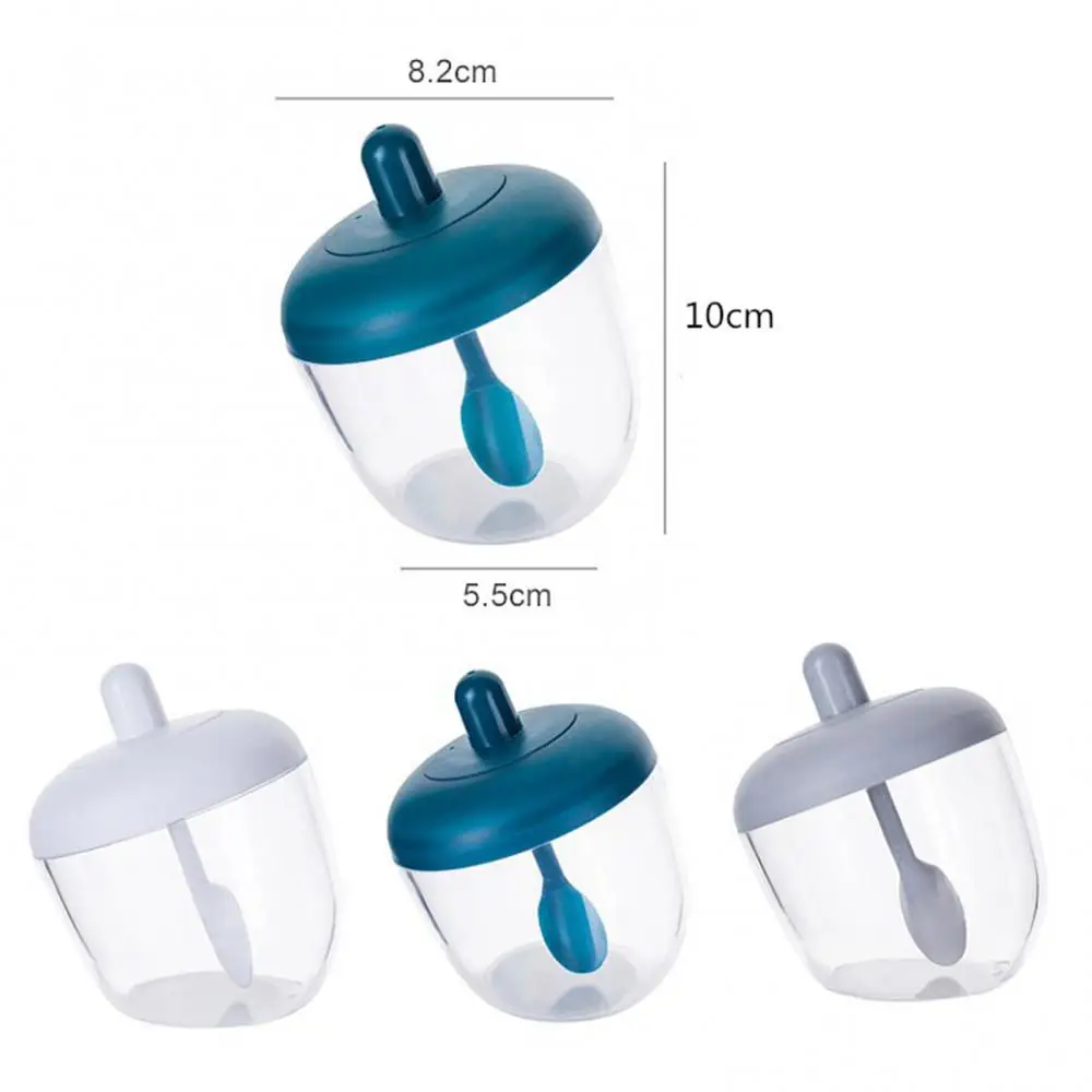 

8% Hot Sales!!! Household Seasoning Bottle Salt Storage Box Spice Jar with Spoon Kitchen Supply