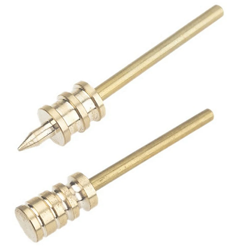 

2Set Wood Burning Tip Leather Burnisher Metal Leather Slicker Burnishing Tool, Flat Head & Pointed