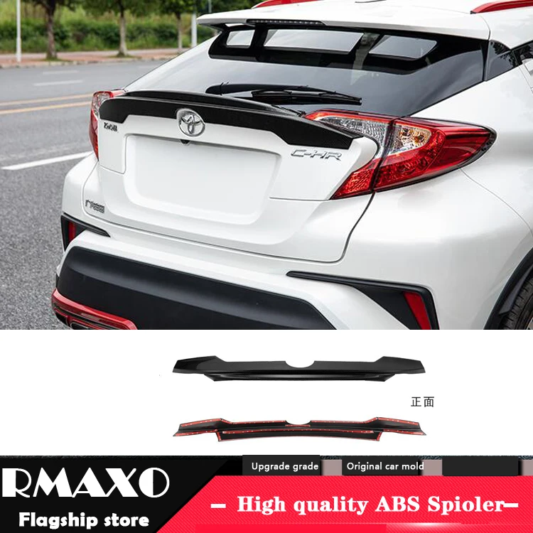 Для освещения спойлер на крышу 2018 2019 Toyota CHR DYTF из ABS материала заднее крыло
