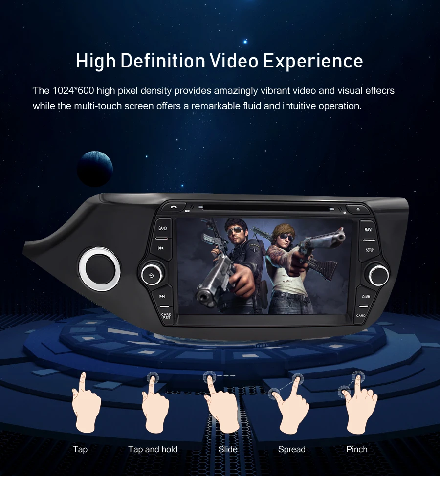 Ips экран Android 9,0 автомобильный Радио gps навигация Мультимедиа dvd-плеер для Kia Ceed 2012- Авто RDS Аудио wifi стерео 4G ram