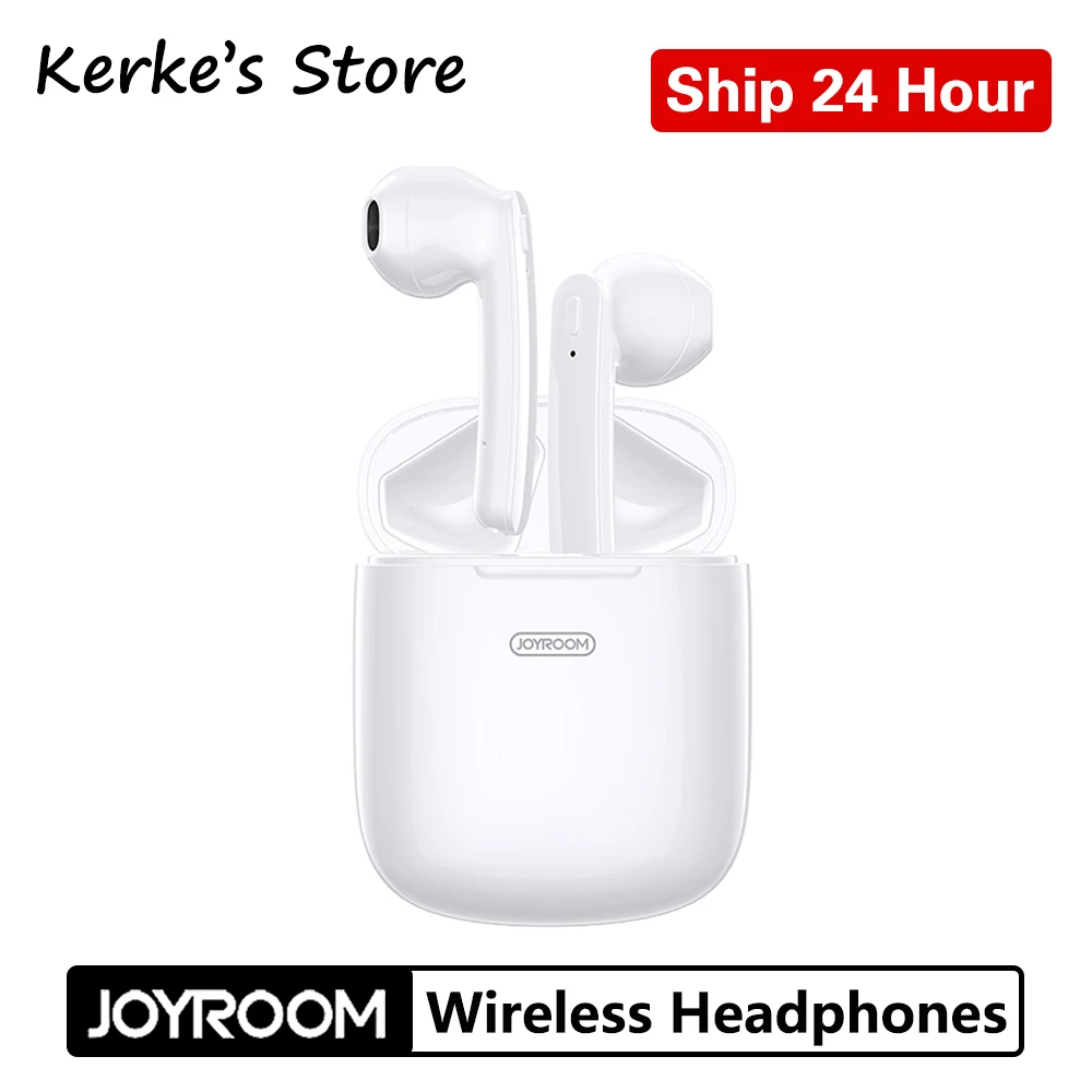 JOYROOM-T04S TWS, двусторонние беспроводные наушники, Bluetooth 5,0, стерео наушники с шумоподавлением, гарнитура с микрофоном, совместимая с IOS Android - Цвет: Joyroom T04S