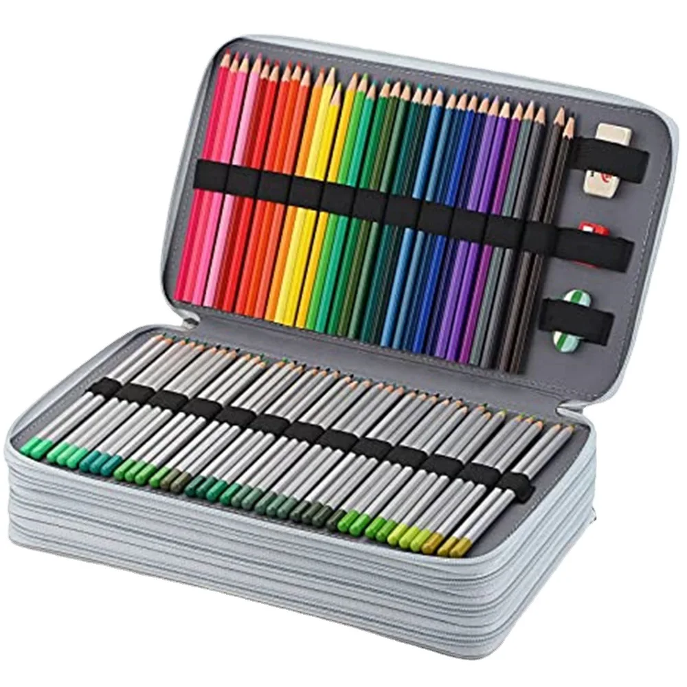 Case School Office Pencilcase For Girls Pen Bag Large Capacity Stationery Box Big Fluffy Penal Pouch Supplies