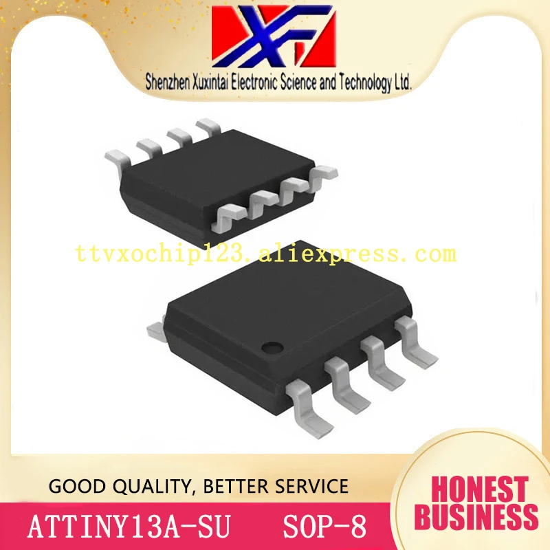 10 шт./лот ATTINY13A-SU ATTINY13A ATTINY13 IC MCU 8BIT 1KB FLASH лапками углублением SOP-8 | Обустройство дома