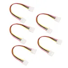 5 шт. Удлинительный кабель Molex 4 Pin 5,25 штекер-гнездо Ide Psu внутренний блок питания ПК 20 см кабель-удлинитель
