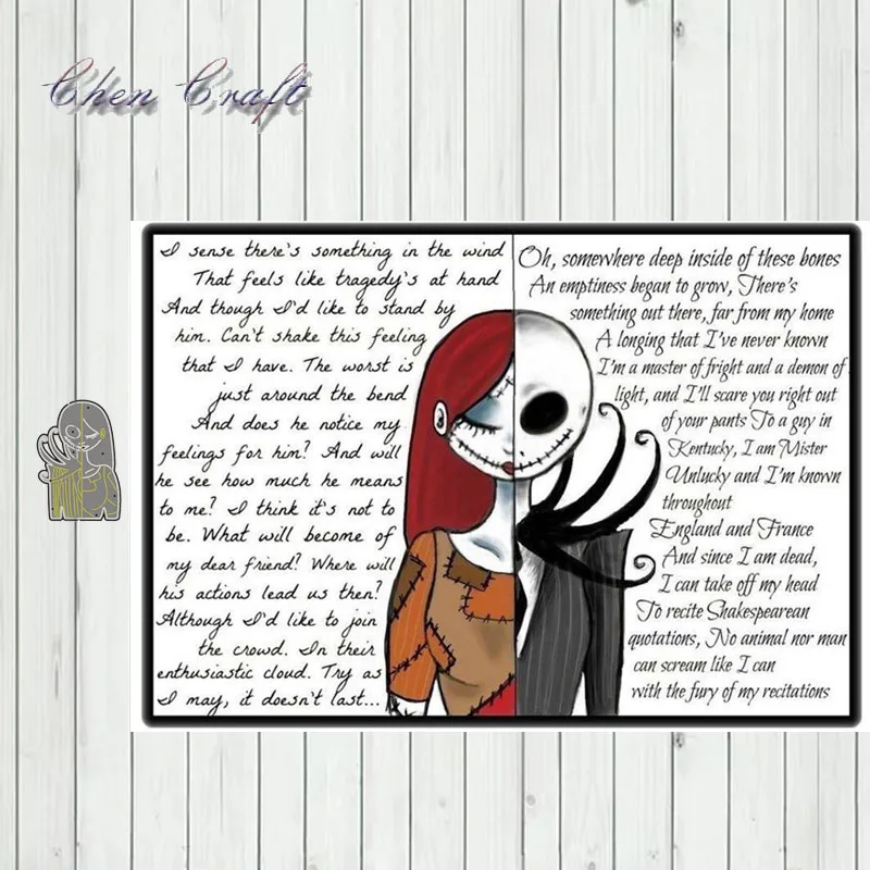 Двухсторонние женские металлические Вырубные штампы для скрапбукинга бумаги