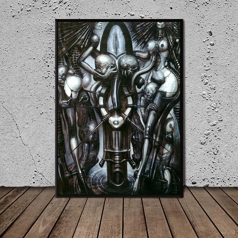 

Nordic Modern Hans Rudolf Giggle Art Poster Canvas Painting Poster Print Decor Wall Art Pictures for Living Room Bedroom