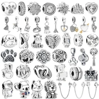 2021 silver color animal musical crown boy pendant fit pandora charm bracelet diy womens original fashion gifts