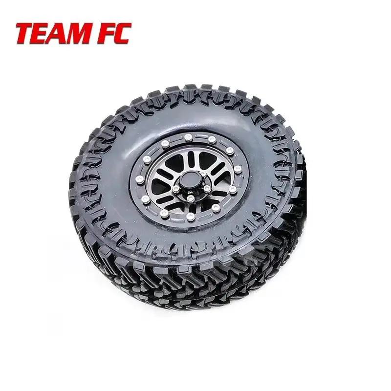 108mm 1pcs 4 шт. 108 мм/120 мм 1," резиновые шины и металлические диски Beadlock для 1:10 RC Рок Гусеничный автомобиль осевой SCX10 90046 TRX-4 S289 - Цвет: 108mm 1pcs