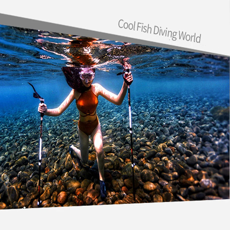 TMT Пятисекционный складной телескопическая скандинавские палки 7075 палка дубинка