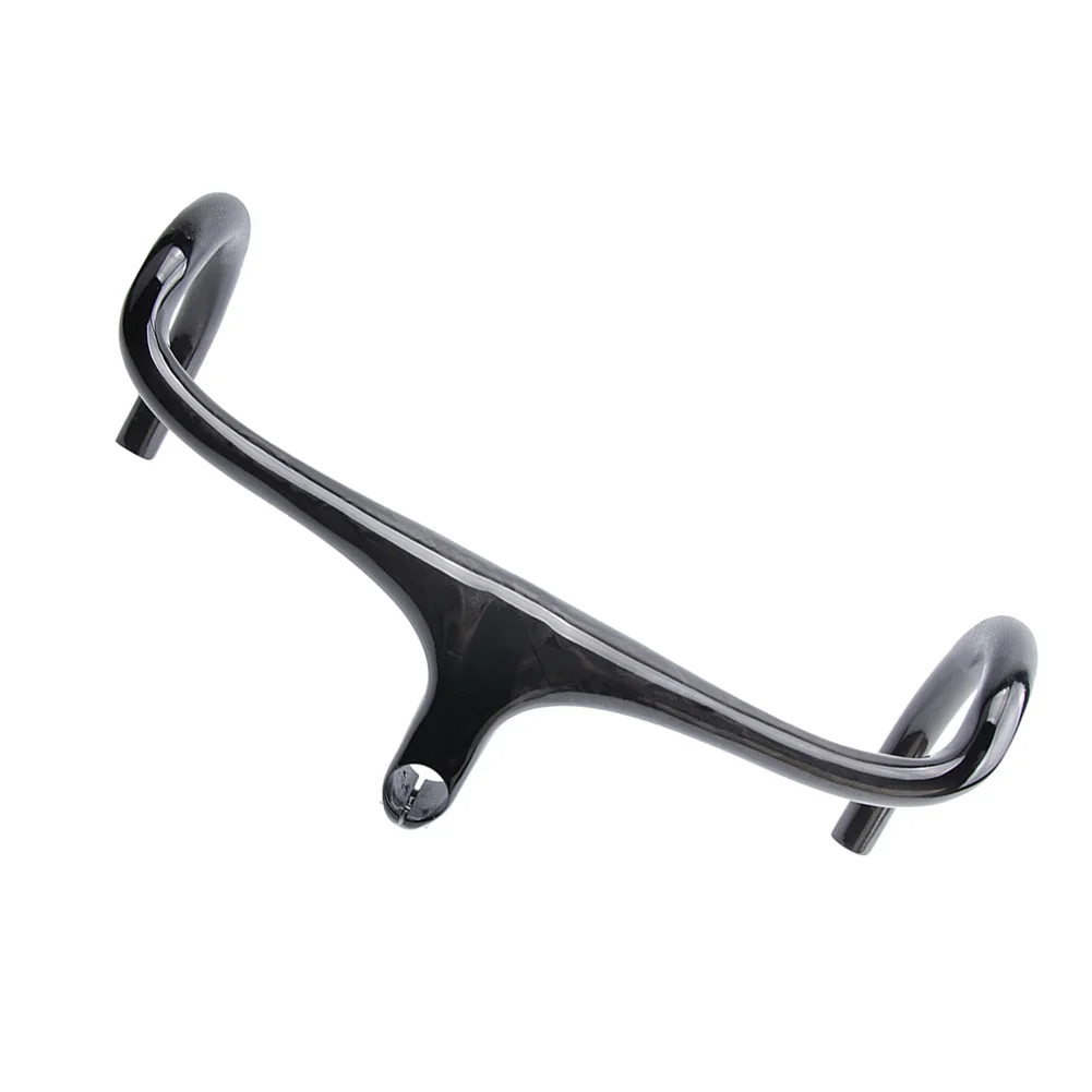 

2020 New Road Bike Full Carbon Fiber Integrated Handlebar 28.6mm Integrated Light Handlebar 400/420/440mm Bike Handle Bent Bars