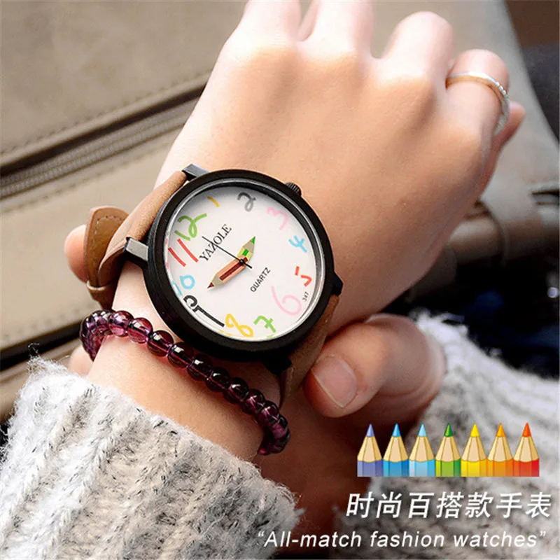 Оригинальные оригинальные для От 8 до 18 лет студенческие часы школьные