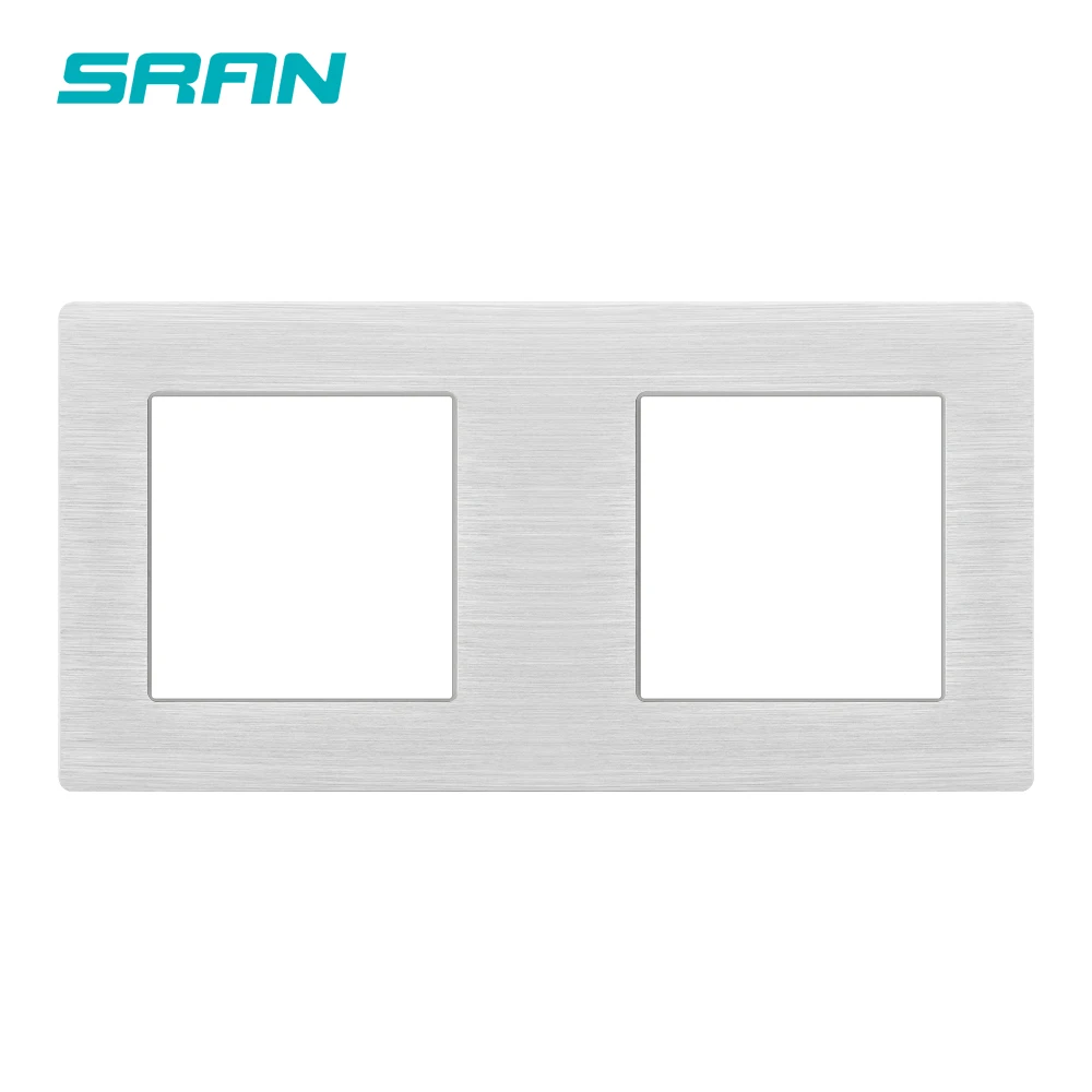 SRAN пустая панель с установкой железной пластины 172 мм * 86 серебристая алюминиевая