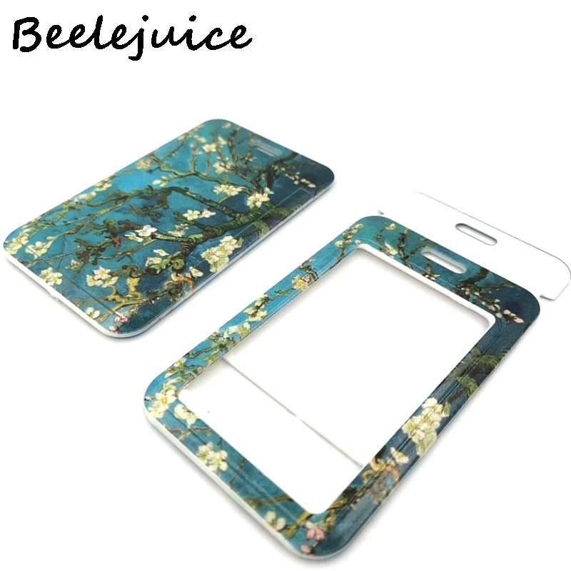 

Van gogh Almond Tree Art ID Card Students Work Name card Holder Pass Gym Badge Kids Holder Jewelry Accessories Decorations Gifts