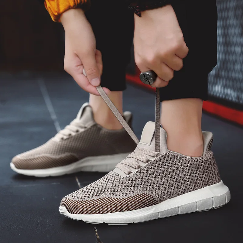 Кроссовки мужские сетчатые с подошвой из ЭВА удобные повседневные сверхлегкие