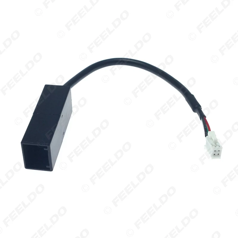 Автомобильный радиоприемник FEELDO 1 шт. 4 контактный разъем для usb входа проводной