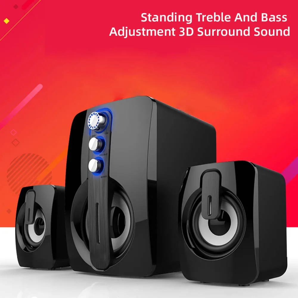 Bluetooth колонка настольный компьютер телефон 3D стерео аудио сабвуфер коробка