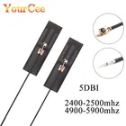 10 шт. 5dbi 2,4G 5G 5,8G встроенная антенна IPX WiFi роутер двухчастотный гибкий IPEX всенаправленная антенна Усиление Новинка