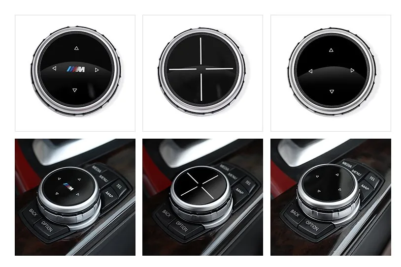 Оригинальные автомобильные Мультимедийные кнопки наклейки для BMW 1 2 3 5 X3 F25 X5 F15 X6 16