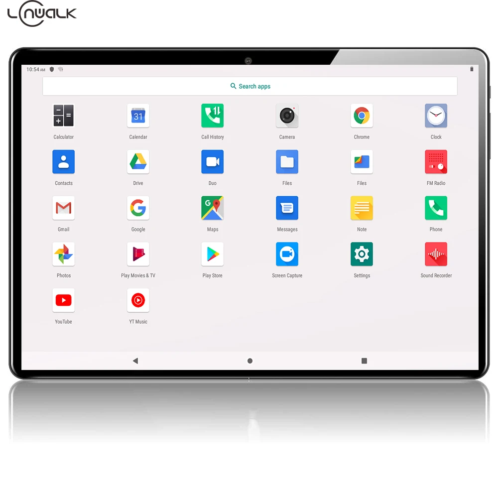 Планшет Lonwalk M10 10 1 дюйма Android 9 0 1280x800 Восьмиядерный процессор SC9863A 4 Гб ОЗУ 64 ПЗУ 4G LTE