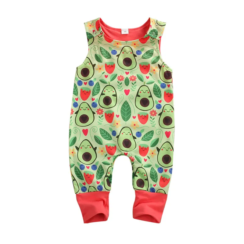 Детский костюм CANIS детская одежда комбинезон с авокадо для мальчиков и девочек