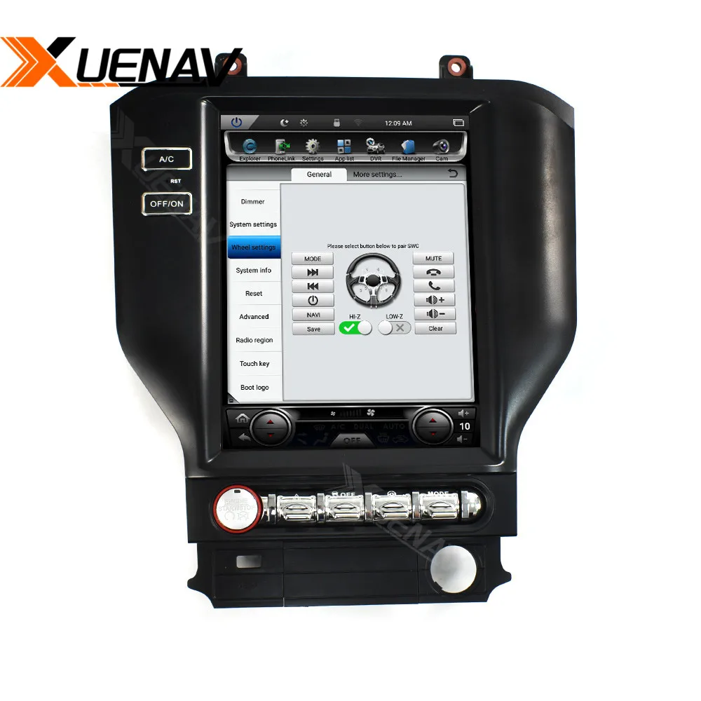 

XUENAV 10.4 Inch 2Din Android Car GPS Navigation System For-Ford Mustang 2015-2016 Car Stereo Multimedia Player DVD Player