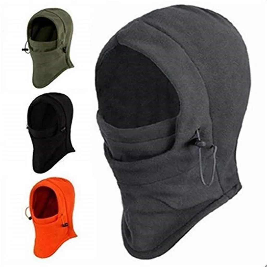 6 в 1 уличные Лыжные маски велосипедные шапочки зимняя штормовка шапки для лица