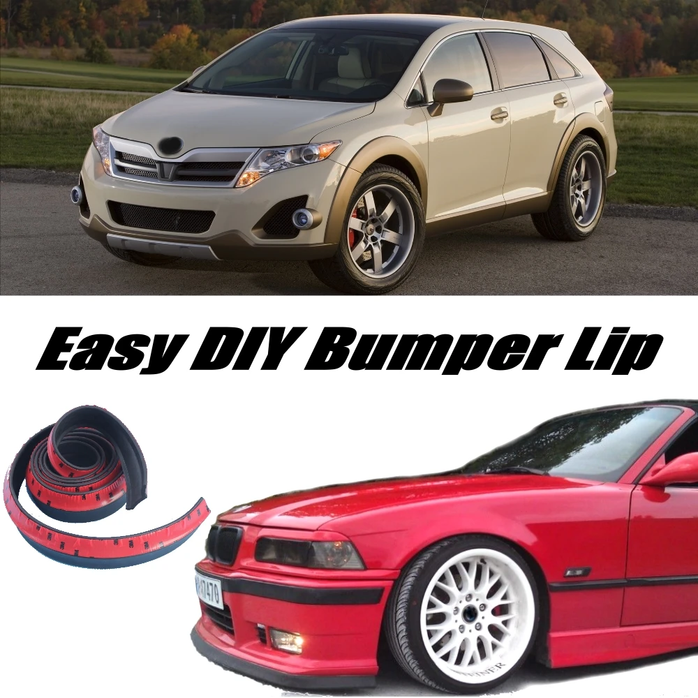 Дефлектор для TOYOTA Venza 2008 ~ 2015 бампер губ/переднего спойлера тюнинг