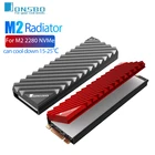 Радиатор Jonsbo M.2 2280 NVMe SSD, охлаждающие прокладки, алюминиевый радиатор для рассеивания тепла, термопрокладка для m2, настольного ПК