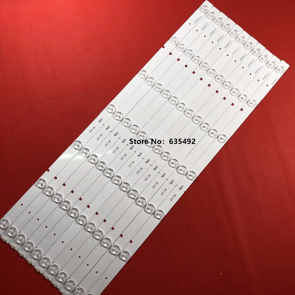 11 шт/комплект светодиодный полоски для INSIGNIA 55 ТВ NS-55D550NA15 55K20DG 55K23DG HD550DF B57 SVH550AA2 REV05 7