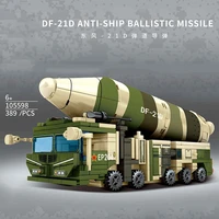 military series building blocks boy assembled df 21d intercontinental missile model childrens toy missile launcher armored car