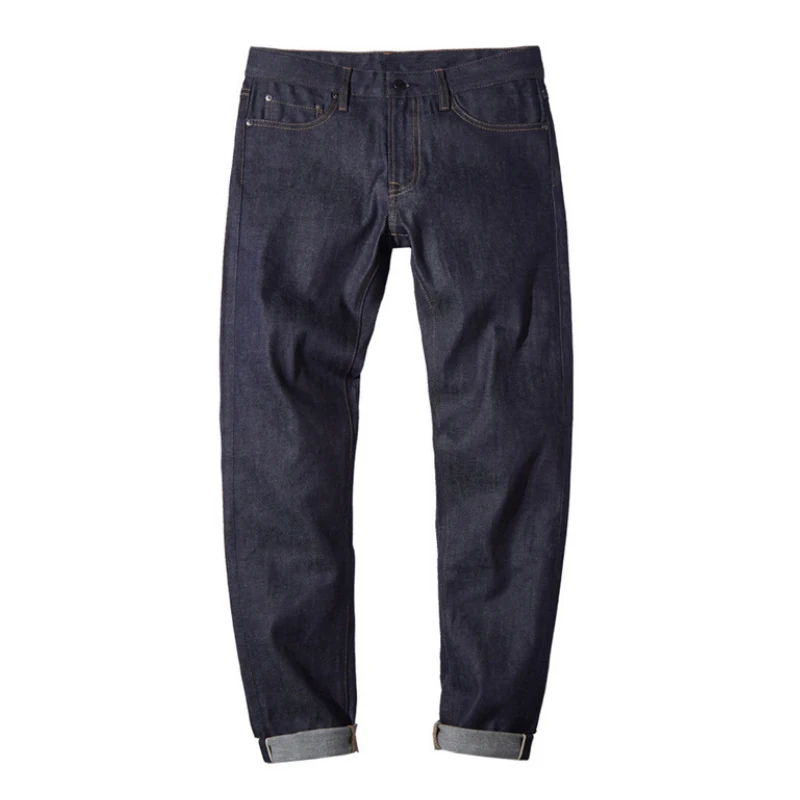Мужские деловые джинсы Классические весенние осенние мужские обтягивающие
