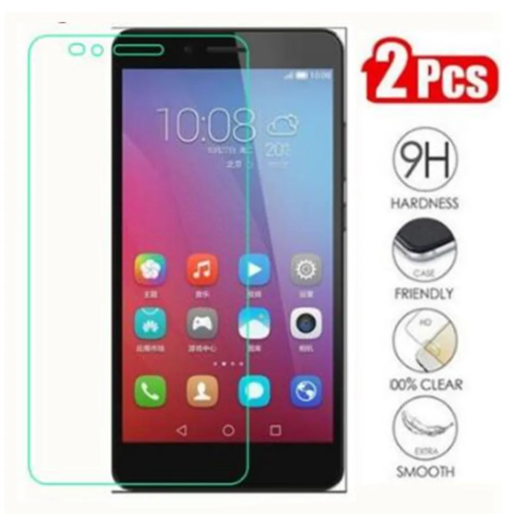 Закаленное стекло 9H 2.5D для Huawei Honor 5X стеклянная зеркальная пленка стеклянный