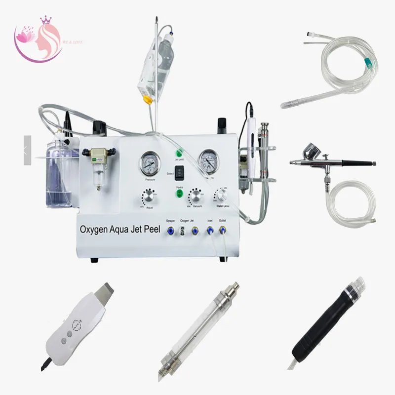 Новый кислородный Аква Jet Машина для чистки водой кислорода лицевая Красота