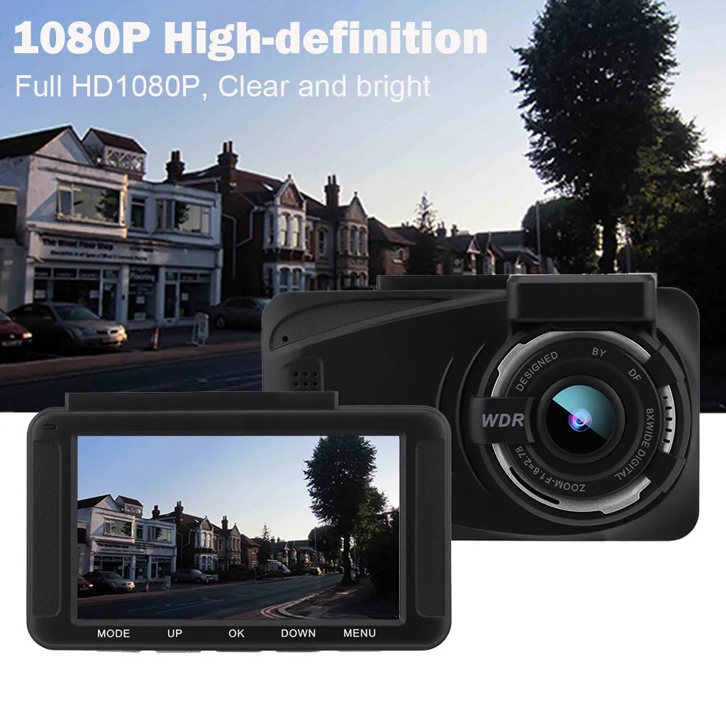 Автомобильный видеорегистратор 3 дюйма 1080P GPS камера автомобиль с Full HD камерой g