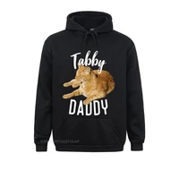 tabby daddy cat lover funny saying graphic hoodie women wholesale party hoodies sweatshirts simple style long sleeve hoods