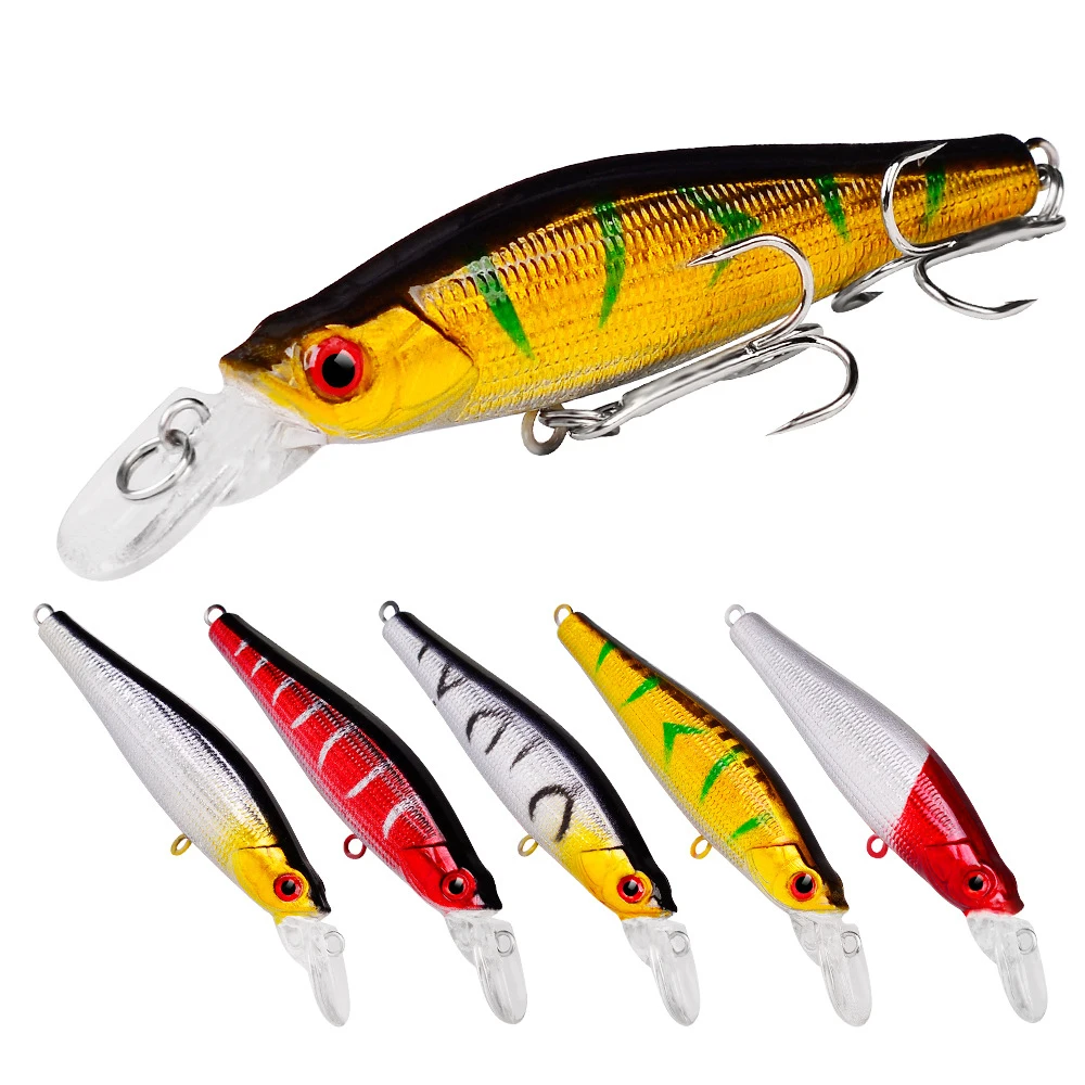 

9cm 8.4g Fishing Diving Wobblers Minnow Jerkbait Artificial fishing Lure Crankbait Fake Bait For Fishing Tackle